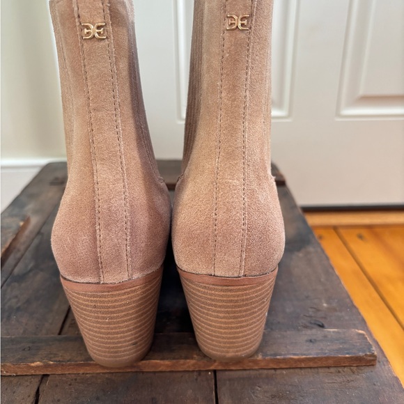 NWOT Sam Edelman West Bootie, leather, western, tan, suede 9.5 boho - Picture 4 of 9